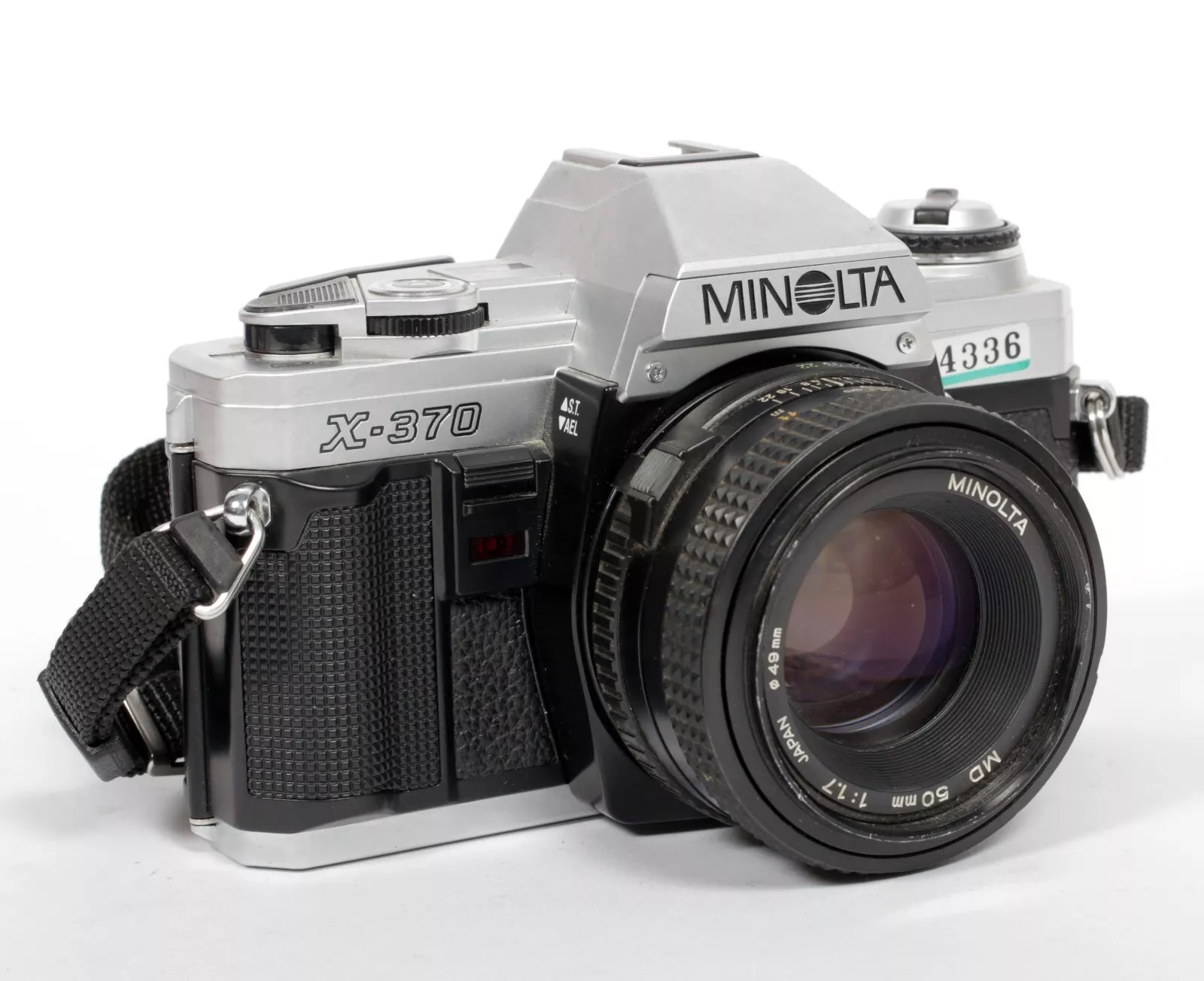 Minolta X-370 35mm SLR Film Camera + MD 50mm F1.7 lens #4336 | CatLABS